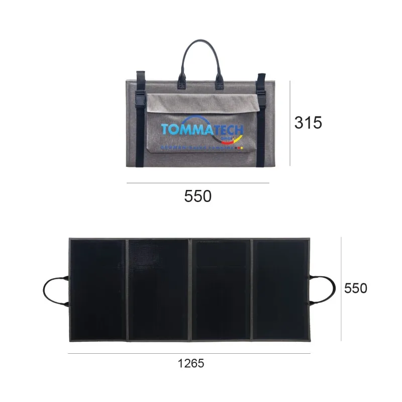 110 Watt Katlanabilir Çanta Güneş Paneli