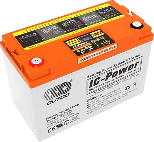 Outdo Solar 2V 800 Ah Jel Akü