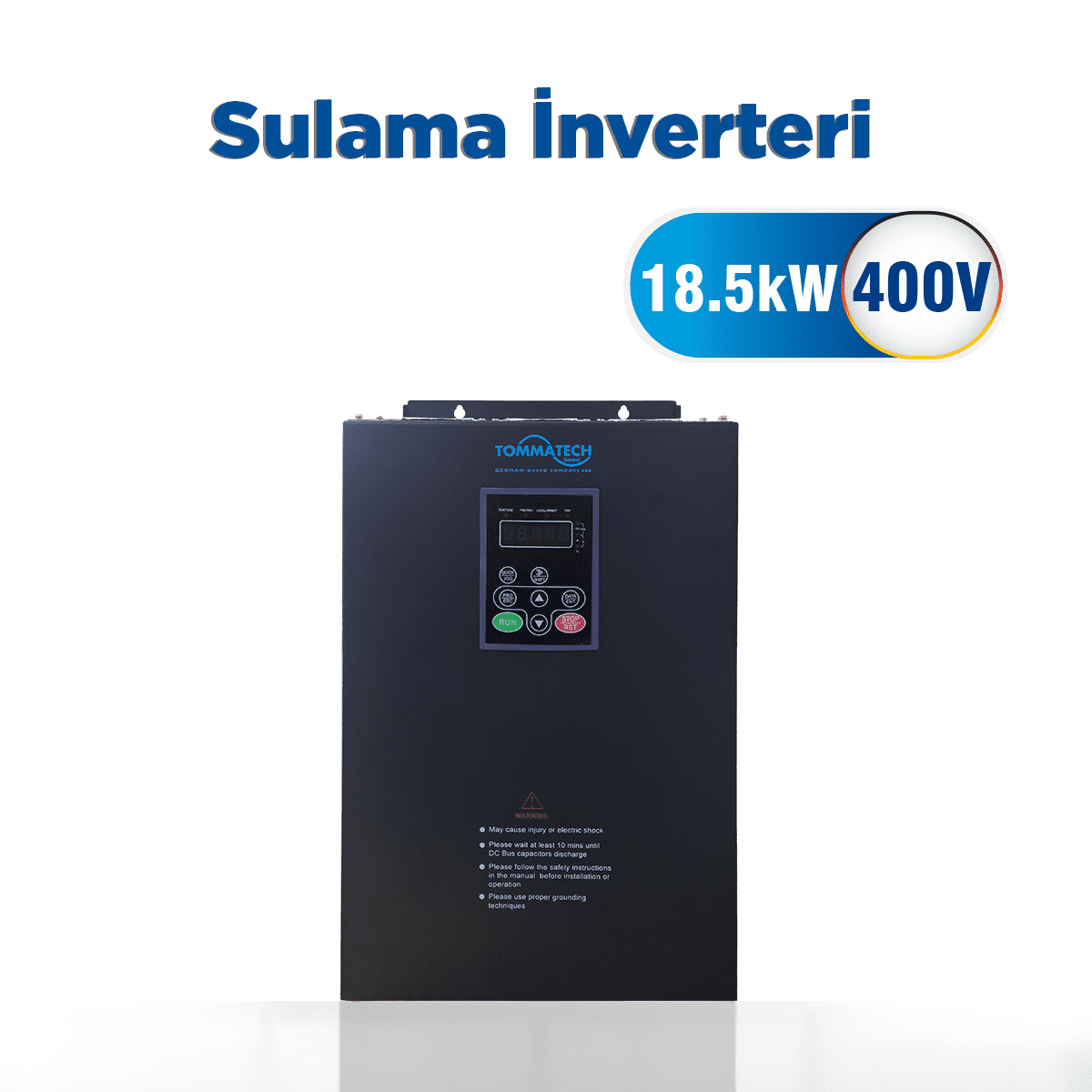 Tommatech 18,5 kW 3 Faz/400 Sulama Pompası İnverteri