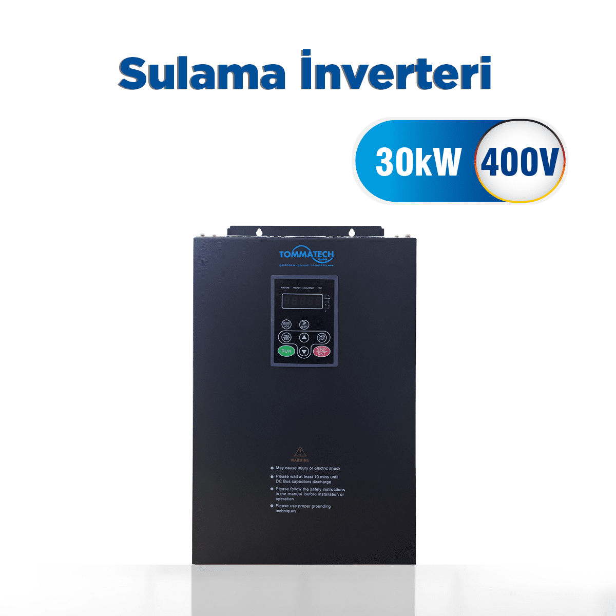 Tommatech 30 kW 3 Faz/400 Sulama Pompası İnverteri