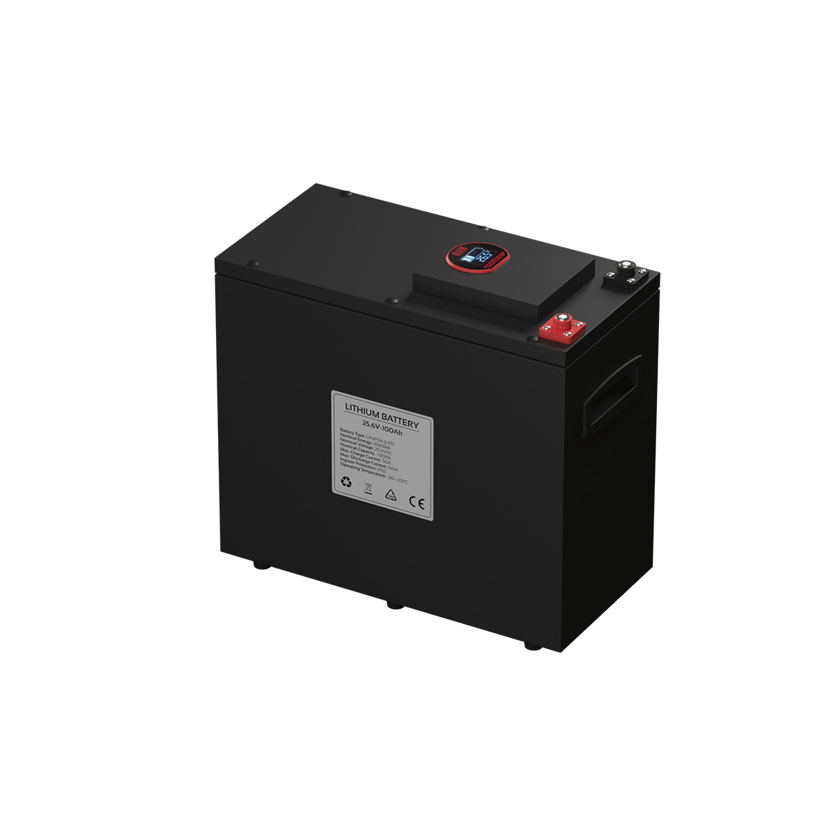LiFePO4 25.6V 100AH Lityum Batarya