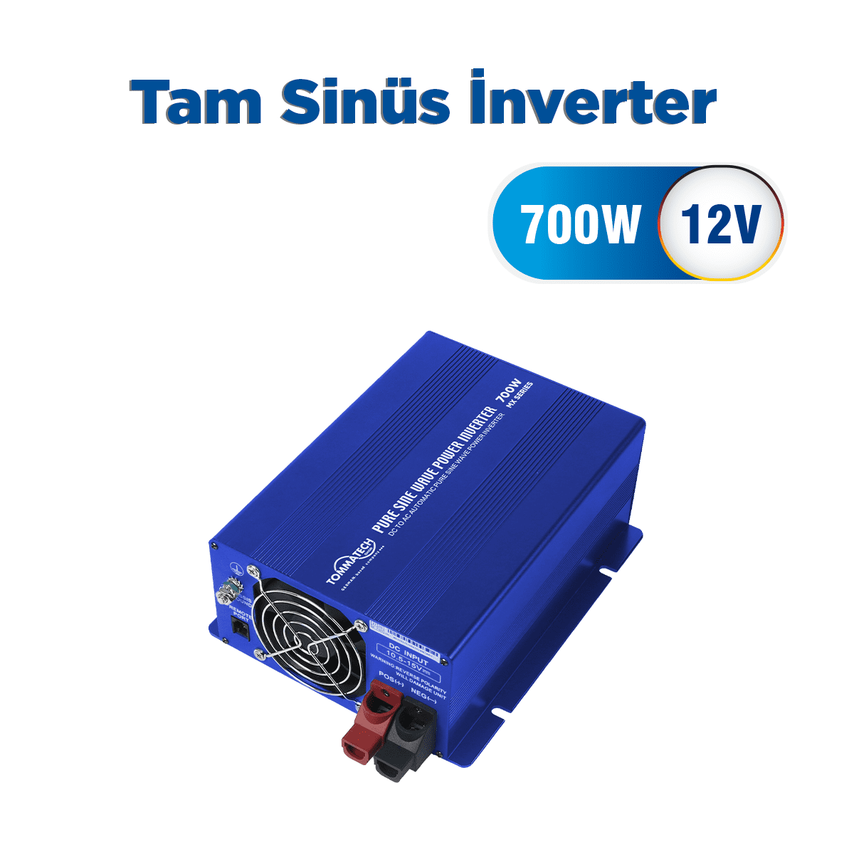 Tommatech MX-700W 12V Tam Sinüs İnverter