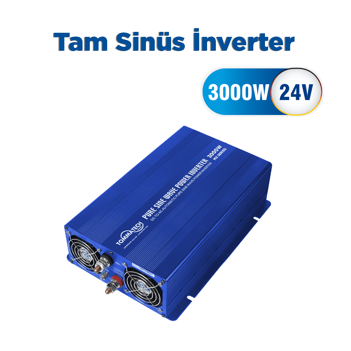 Tommatech MX-3000 24V Tam Sinüs İnverter